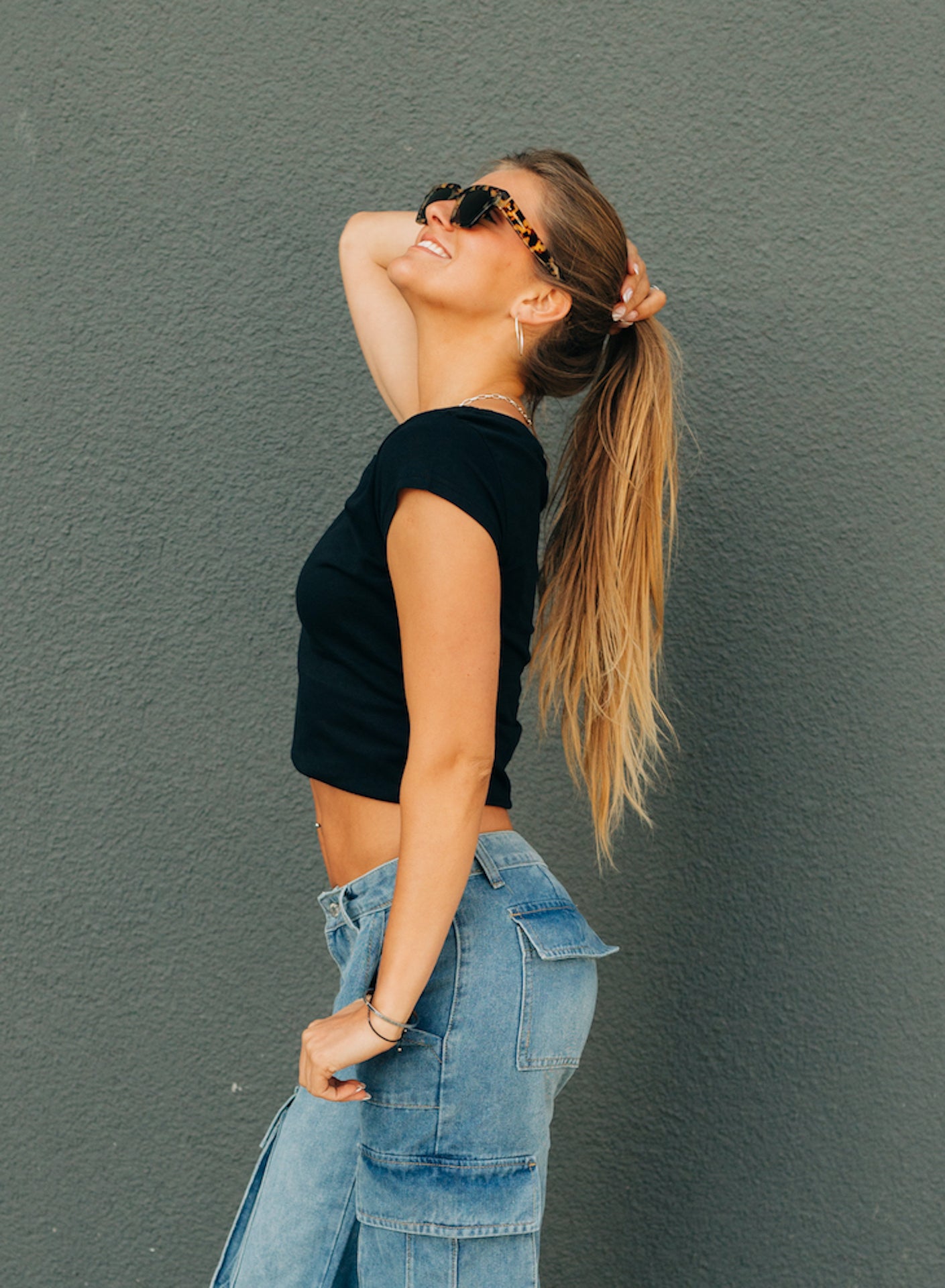 Polera Negra básica